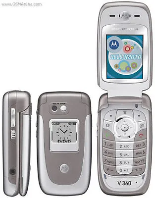 Original Motorola V360 Unlocked Mobile Phone Bluetooth GSM Flip-Phone 1.9 In • $50.99