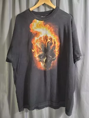 VTG Marvel Ghost Rider Movie Promo T Shirt 2XL Mad Engine • $50