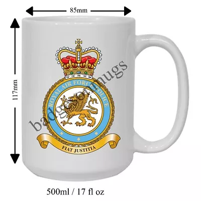 Royal Air Force Police (queen's Crown) - Large Tall Pint Mug Personalised • £11