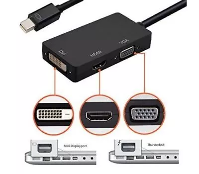 Thunderbolt/Mini Display Port/DP To VGA/HDMI/DVI Adapter For Apple Pro Air Macbo • $10.45