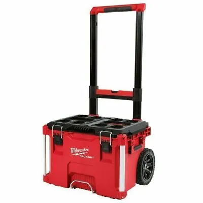 Milwaukee PACKOUT 22  Rolling Tool Box - 48-22-8426 (Black/Red) • $140