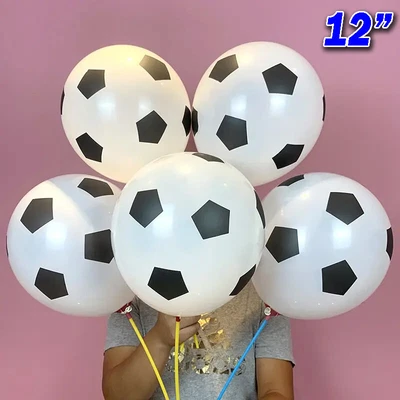 £2.79 • Buy 50 Football Balloons 12  Soccer Printed Match Party Latex Birthday League UK