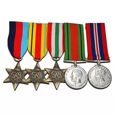 WW2 5x Military Medals Royal Army Service Corps Group War & Defence Medal Repro  • £37.90