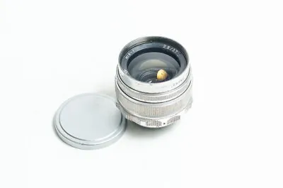 EARLY KMZ Mir-1 Grand Prix Brussels 1958 37mm F/2.8 M39 To M42 2.8/37 SLR Lens. • $200