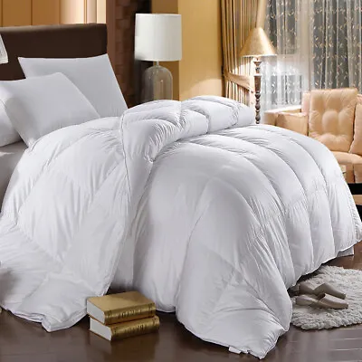 $409.99 • Buy Royal Hotel White Goose Down Comforter 500 Thread Count Extra Warm Duvet Insert