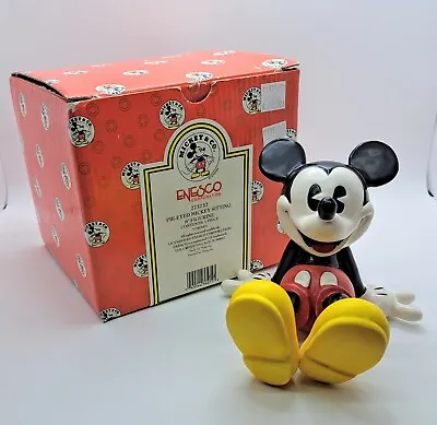 Enesco Pie-Eyed Mickey Mouse Sitting 6  Figure Model 273732 Disney  • $69.99