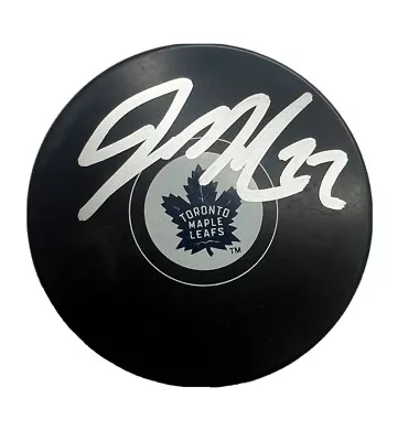 Jake McCabe Signed Autographed Toronto Maple Leafs Logo Puck With Case • $21.15