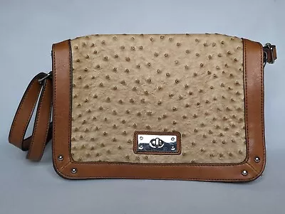 Merona Leather Purse Brown Beige - New With Tags • $7.99