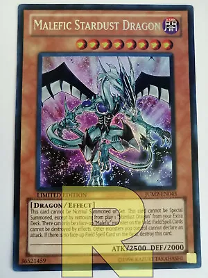 Malefic Stardust Dragon / Evil Dragon® Ultra® JUMP-EN043® English® EX • $10.26