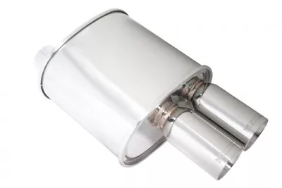 Megan Racing Exhaust Muffler: F-RT Dual Tip Muffler • $150.52