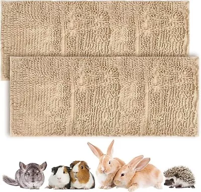  Guinea Pigs Cage Liners16  X 42  Guinea Pig Bedding Washable Cotton Beige • $22.88