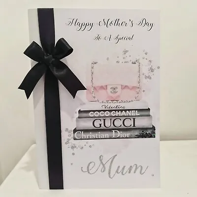 Luxury Personalised Birthday Card Mum Sister Friend 21st 30th 40th 50th • £4.95