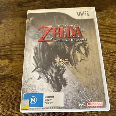 The Legend Of Zelda: Twilight Princess Complete W/ Manual Nintendo Wii Game PAL • $25