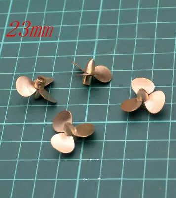 £31.98 • Buy Copper Propeller CW CCW 23mm Propeller For RC Model Boat 3-blades Paddle Hole
