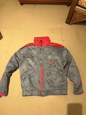 Massey Ferguson Quilted Lining Synfiber Work  Wear Tractor Jacket Size Small • £42