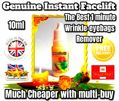 £4.99 • Buy INSTANT FACELIFT 1 Min Eyebags Anti-ageing Wrinkle Cream Better Than Moisturiser