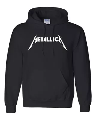 Metallica Hoodie Sweatshirt Classic Logo Heavy Metal Rock Band On S-5XL Pullover • $27.95