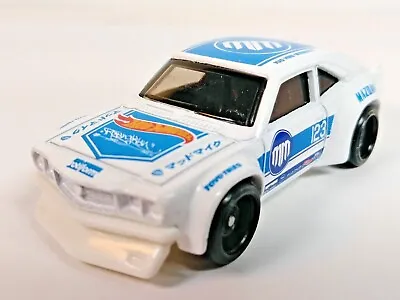 Mazda RX-3 Hot Wheels 2021 HW Drift #137 5/5 White DD8 Wheels 1:64 Loose • $7.99