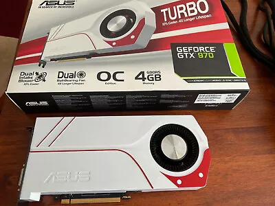 ASUS GeForce TURBO GTX970 4GB 1664SP GDDR5 PCI-E Graphics Video Card DP DVI HDMI • $99