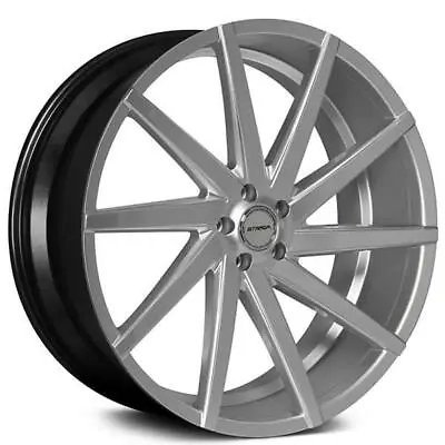 (4) 22  Strada Wheels Sega Silver Rims (B1) • $1305