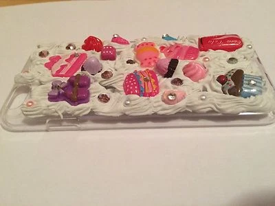 $9.99 • Buy Handmade Iphone 6/6s Case Hard Decoden Kawaii Food Themed Cabochon