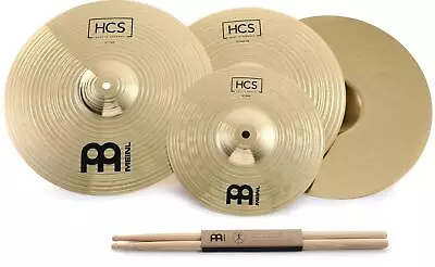 Meinl Cymbals HCS Three For Free Cymbal Set Free Splash Sticks And 3 Free • $129.99