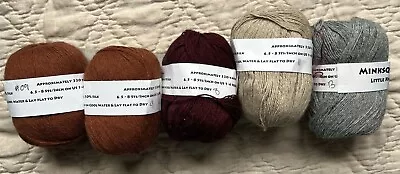  Minksquisite  Yarn By Little Knits - 70% Mink 20% Merino 10% Silk - 50g/330yds • $30