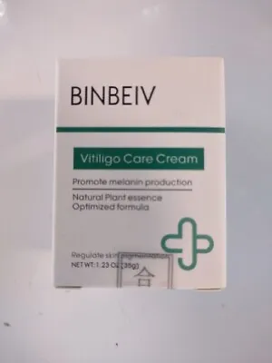 Binbeiv Vitiligo Care Cream Natural Plant Essence 1.23oz 35g (3/24/26) SEALED • $16.95