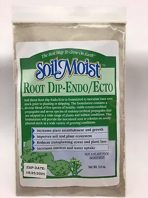 Soil Moist Mycorrhizal Root Dip Mix Endo / Ecto Treats 300 Seedlings 3 Oz. Bag • $15.95