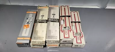 Lot Of 8 DULUX S 400 Lumens 7 Watt Compact Fluorescent Bulbs Sylvania Biax Osram • $9.95
