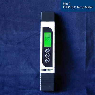 DIGITAL TDS EC Water Quality PEN METER TEMP PPM Filter Tester 3 In 1 TDS-4D-A • $29.95