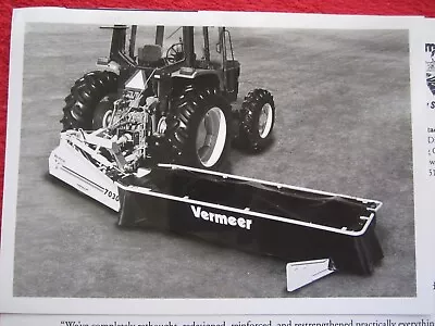 Vintage Vermeer New 6030 & 7030 Gator Mowers Dealer Intro Letter & Photograph • $25