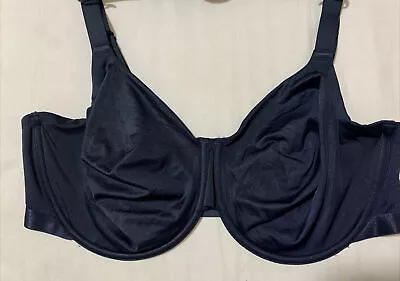 Marks & Spencer Underwired Non Padded SMOOTHING Full Cup Bra In BLACK Size 34DD • £9.99