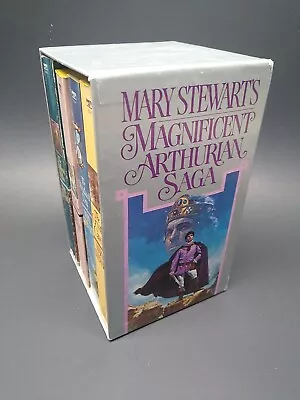 Box Set Magnificent Arthurian Saga Box Set By Mary Stewart 4 Paperback Books • $28.76