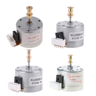 EG530SD-3F DC5-12V 3-Speed 33/45/78 RPM Metal Turntables Motor For Record Player • £6.80