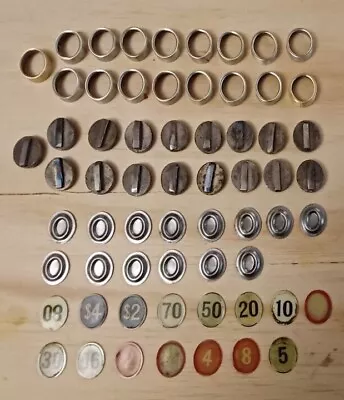 Vintage Cash Register Key Buttons Ready For Jewelry Making Steampunk Repurpose • $55