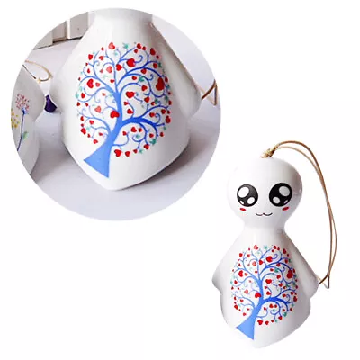 Japanese Style Wind Chimes Hanging Wind Bell Ceramic Wind Chimes • £8.39