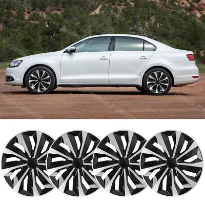 For VW JETTA Set Of 4 15  Hubcap Wheel Rim Cover Hub Cap For R15 Steel Wheel • $75.39