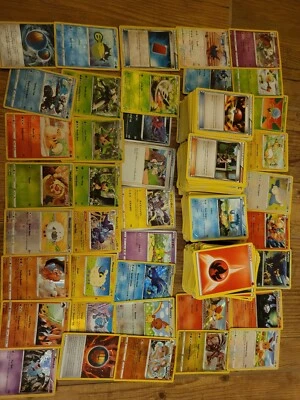 $10 • Buy Lot Of 500+ Pokemon Cards, 30+ Holos / Reverse Holo, Japanese, Energies, Trainer