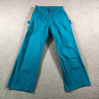 Vintage Dee Cee Pant Adult 27x25 Bluish Green Carpenter Painter Work Made In USA • $39.88