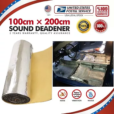 80 X 39  Motorhome Sound Deadener Car Heat Shield Insulation Noise Reduce Mat • $32.39