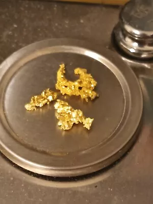 (3) Crystalline Gold Nuggets 16 To 1 Mine/allegheny Dist California 2.11 Grams • $168