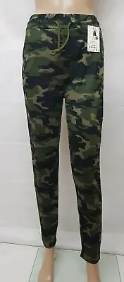 Ladies Camouflage Print Legging Bottom Gym Running Workout Stretch Pant Slim Fit • £4.50