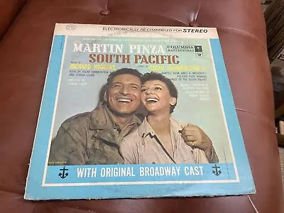 South Pacific - Martin & Pinza  Orig Broadway Cast -  LP OS-2040 • $4.99