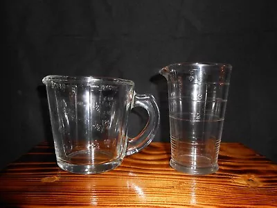 Vintage Glass Measuring Cup & Beaker Lot Mexico 4oz 240ml • $13.50