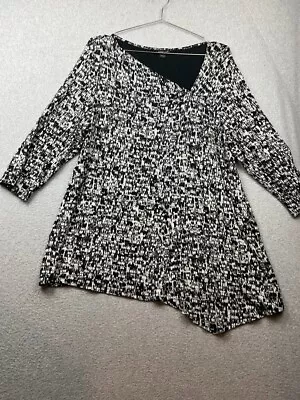 J.Jill Wearever Collection Womens Blouse Size L Asymmetrical Modern Casual Top • $22.87