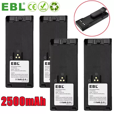 4x 2500mAh NTN7143 Ni-MH Radio Battery For MOTOROLA HT1000 MTS2000 MT2000 Radio • $56.99