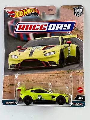 Hot Wheels Premium Race Day Aston Martin Vantage GTE 2/5 Car Culture • $12.99