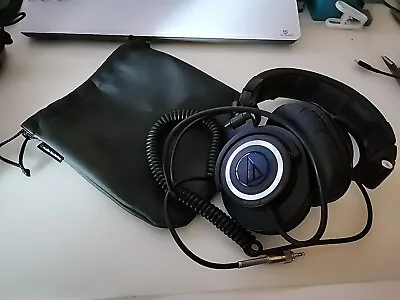 Used Audio-Technica ATH-M50 Professional Monitor Headphones - Black • $75