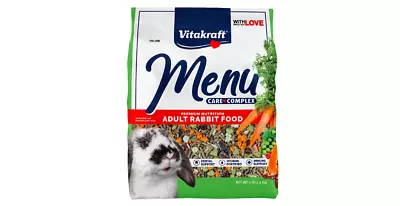 Rabbit Food Alfalfa Pellets Blend Vitamin Mineral Fortified Carrots Fruit 5 Lb • $13.93